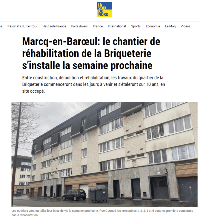 Quartier De La Briqueterie Marcq En Baroeul